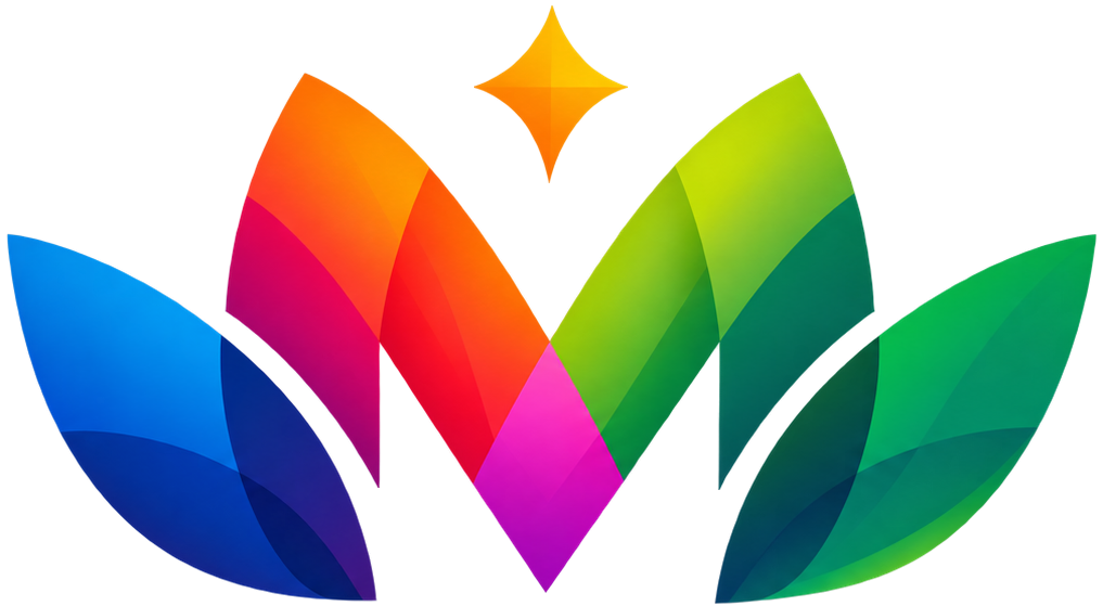 Mazic Line multicolour petal symbol
